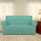 PureFit Stretch Loveseat Covers Fleece Couch Covers - Image 2