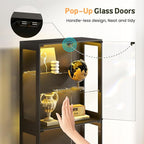 Lamtor 69-Inch Glass Display Cabinet - Image 5