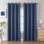 ChrisDowa Blackout Curtains for Bedroom and Living Room 90 Inches Long | 2 by ChrisDowa