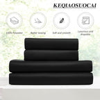 Black Curtains Blackout 126 Inches Long, Luxury Faux Silk Polyester Pinch - Image 5