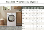 Green Retro 8x10 Washable Area Rugs - Image 9