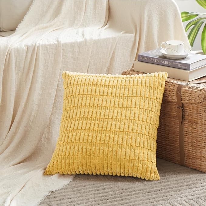 Fancy Homi 4 Packs Decorative Throw Pillow Covers - Image 2