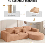 Boneless Couches for Living Room, Cloud Sectional Couch - Image 5