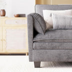 Ball & Cast 74" Mid-Century Modern Loveseat Sofa - Image 7