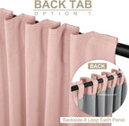 Faux Linen Total Blackout Curtains - Image 3