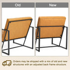 Glitzhome Mid Century Modern Accent Chairs Set of 2, Modern Living Room Chairs - Image 6