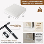 fuqing Floating Shelves for Wall, Wall Mounted Wood Floating Shelf - Image 5