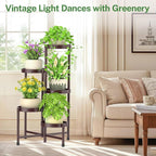 iDavosic.ly Plant Stand Indoor Outdoor, 5 Tier Corner Metal Flower Display - Image 8