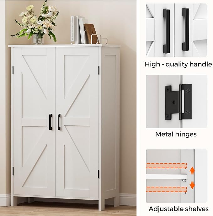 Homleke Farmhouse Bathroom Cabinet - Image 6