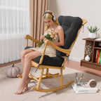 Rocking Chair Cushions with Pillow, Waterproof and Fade-Resistant Thicken - Image 7
