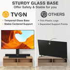 TVON Universal TV Stand Base, Swivel Table Top TV Stand - Image 6