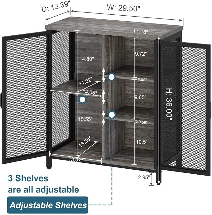 BON AUGURE Small Coffee Bar Cabinet - Image 2