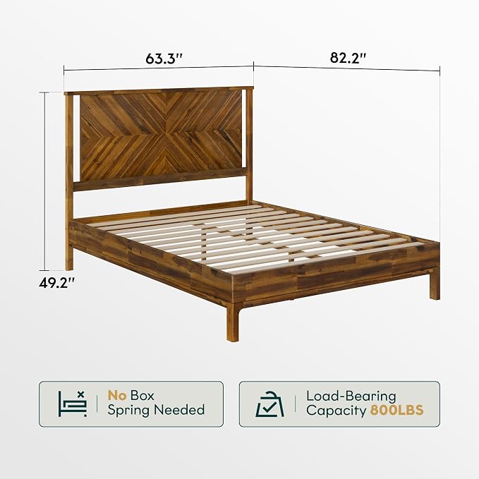 Bme Vivian 14 Inch Queen Size Bed Frame - Image 2