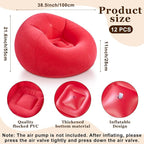 Realspring Inflatable Bean Bag Chairs Outdoor Blow up Camping Chairs Inflatable - Image 3