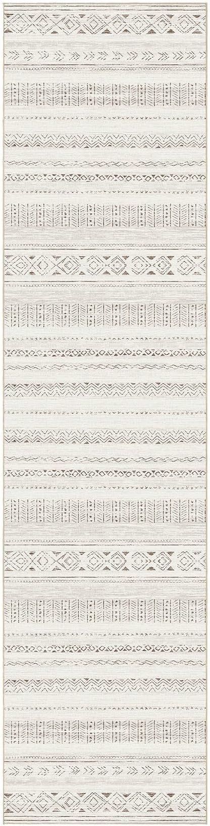 cotiled Hallway 2.6x8 Runner Rugs Washable Boho Moroccan Soft Rug | Stain - Image 8