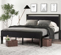 SHA CERLIN 14 Inch Queen Size Metal Platform Bed Frame by SHACERLIN