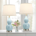 GyroVu 22" Table Lamp Set of 2, Color Temperature Adjustable Double Gourd - Image 7