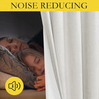 NICETOWN 100% Blackout Linen Curtains - Image 4