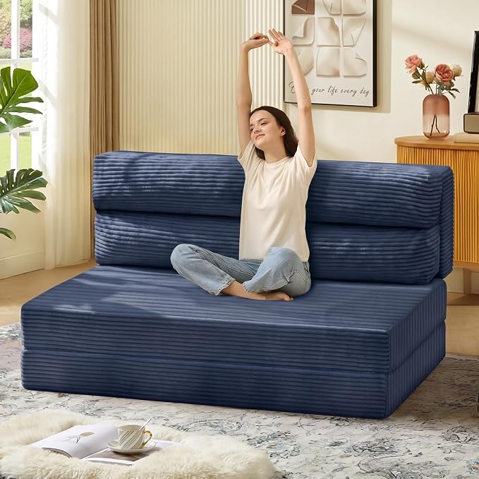 JUIKURY Folding Sofa Bed, Convertible Sleeper Chair by Unknown