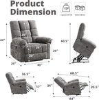 Oversized Power Lift Recliner Chair - Image 2