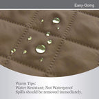 Easy-Going Reversible Couch Cover, 2 Cushion Sofa, Camel/Ivory | Oversized - Image 5