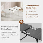 Muwuele Solid Wood Extendable Dining Table - Image 4