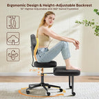Pinmoco Cross Legged Office Chair - Image 3