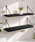 Afuly 24in Floating Shelves for Wall, Living Room, Home Wall Decor - Image 3