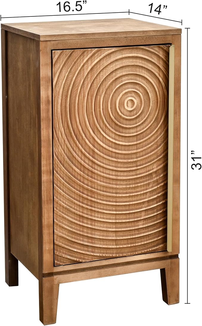 eHemco Geometric Ripple End Table - Image 3