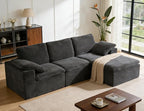 ANONER 108" Sectional Cloud Couches by ANONER