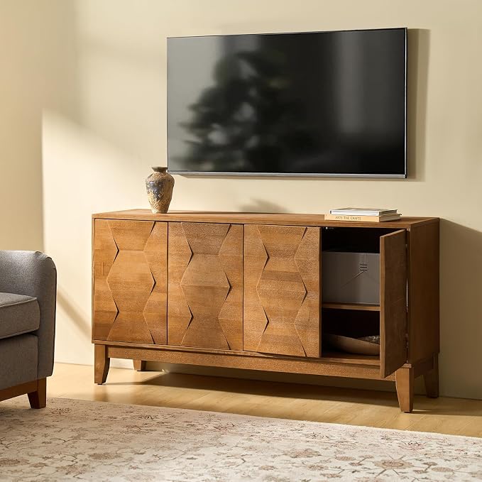 HULALA HOME Mid Century Sideboard Buffet Cabinet - Image 7