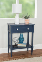 Linon Raleigh Navy Accent Table - Image 2