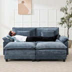 Oprisen 86" Modular Sectional Sofa, Comfy Cloud Couch Sectional Sofa - Image 5