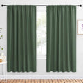 NICETOWN 2 Panels Blackout Curtains, Rod Pocket Window Curtains Room Darkning by NICETOWN