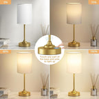Fenmzee Gold Nightstand Bedroom Lamp - Image 2