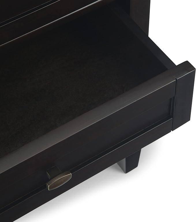 SIMPLIHOME Warm Shaker Bedside Table - Image 8