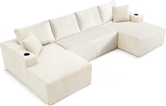 124" Oversized Sectional Couches - Image 7