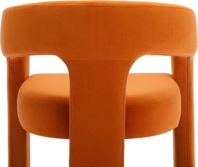 VESCASA Velvet Barrel Dining Chair - Image 9