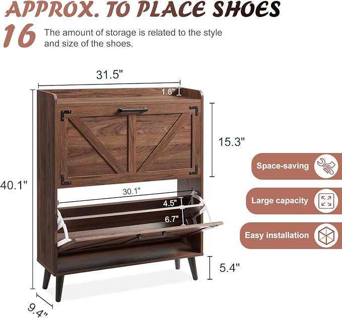 Barnyatoh Shoe Storage Cabinet - Image 2