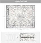 8x10 Washable Area Rugs for Living Room, Dining Room - Image 2