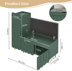 3More Shoe Organizer Cabinet, Entryway Bench - Image 2