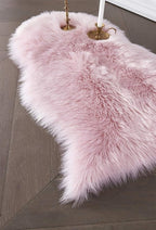 SERISSA 2x3 Fluffy Pink Faux Sheepskin Shaggy Rug - Image 7