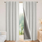 Joydeco Linen Blackout Curtains by JOYDECO
