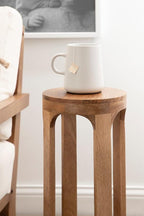 Kate and Laurel Dahl Wooden Round Drink Table; 8 x 23; Natural Brown; - Image 5