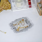 Funly mee Antique Trinket Dish Vintage Metal Jewelry Tray, Ring Holder - Image 3