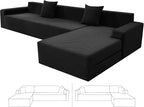 ZNSAYOTX Sectional Couch Covers, Stretch Jacquard Slipcovers by ZNSAYOTX