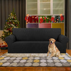 Stretch Couch Covers for Sofa, 3 Cushion Couch Slipcover, Elastic Bottom for - Image 2