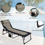 Outdoor Folding Lounge Chair Padded - Image 5