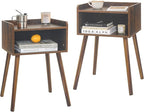 MaxSmeo Night Stand Set 2, Mid Century Modern Side Table Bedroom by MaxSmeo