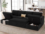 Belffin Modular Sectional Sleeper Sofa Bed - Image 3
